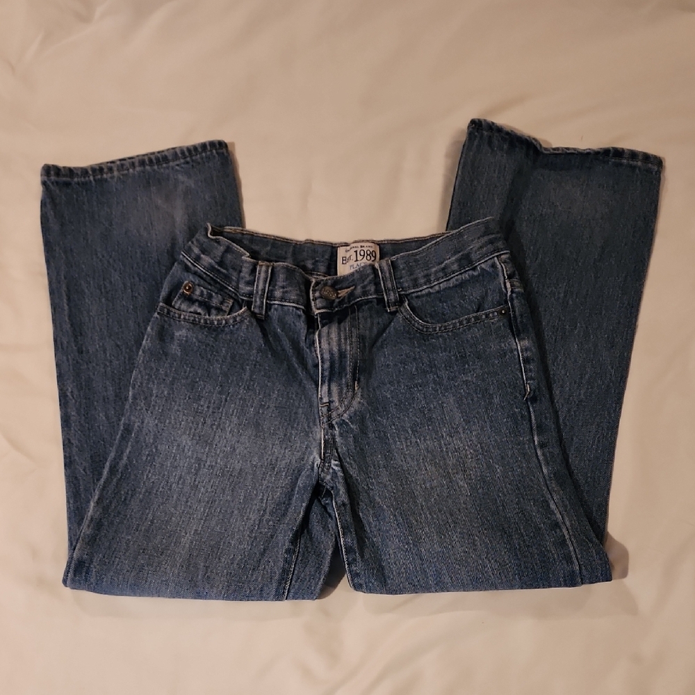 The Children's Place Boys Bootcut Blue Jeans. Size 8